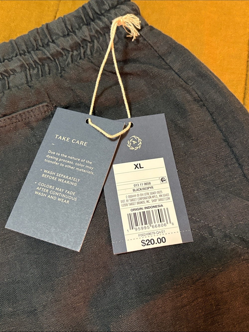 NWT Universal Thread Linen-Blend Pull-On Shorts — Brown, Olive & Black Trio - Picture 4 of 6